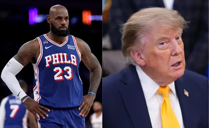 Le comportement de LeBron James pendant l’hymne américain met Donald Trump en colère